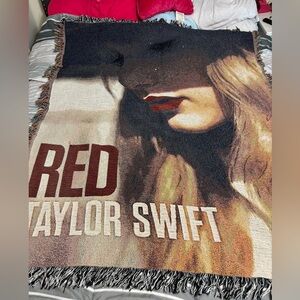 Taylor Swift Red Album Woven Blanket